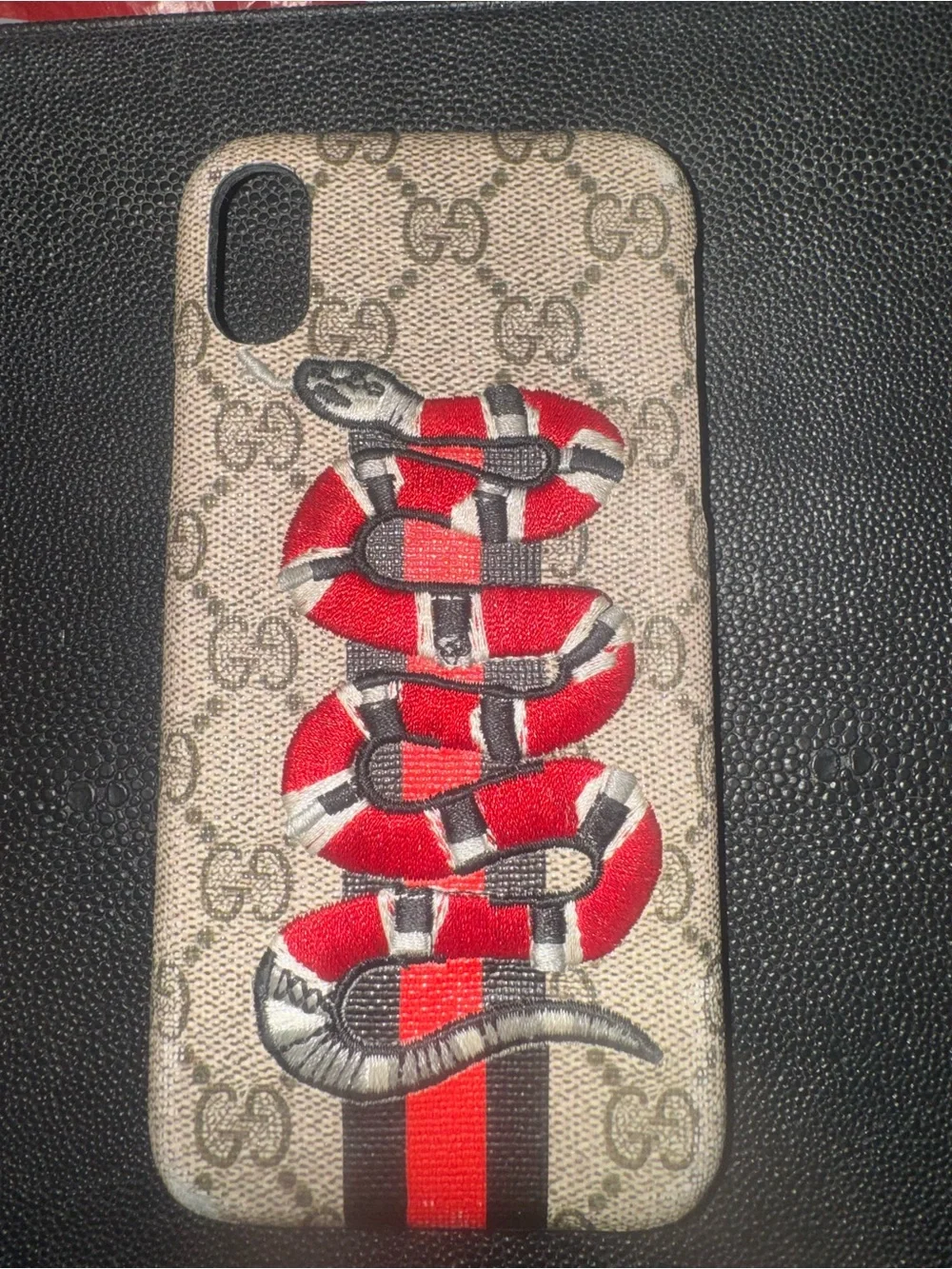 Gucci Red Snake iPhone X Case
